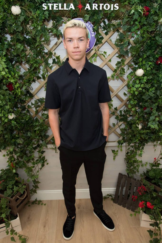 A young Will Poulter poses for the camera at The Championships, Wimbledon With Stella Artois
