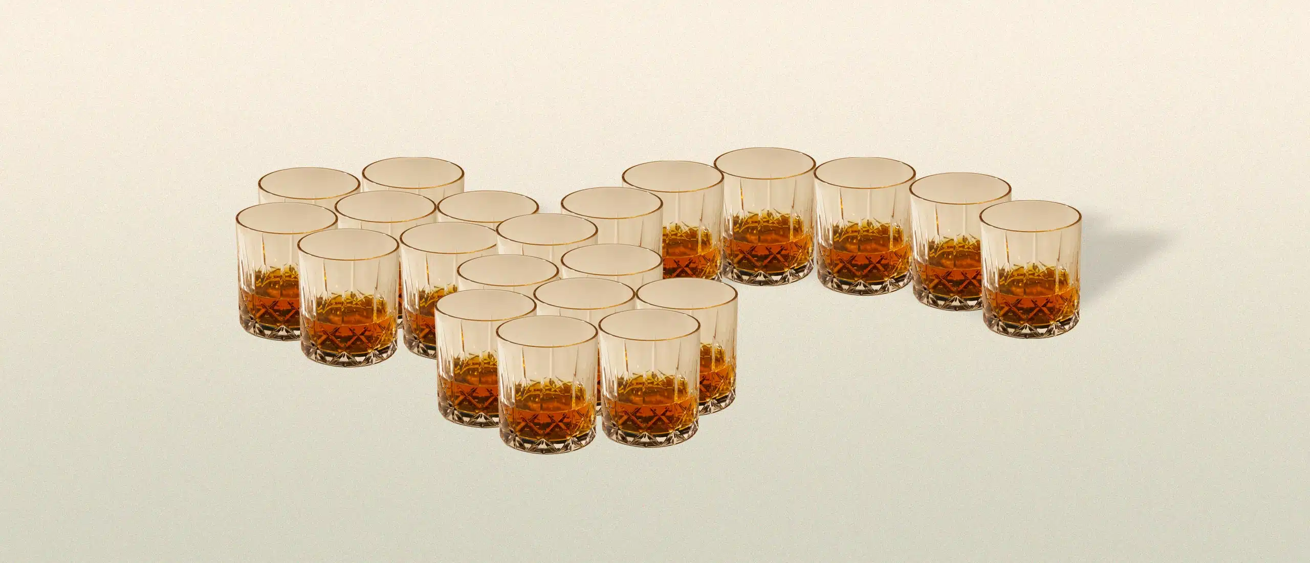 a bunch of old fashioneds in the shape of a penis