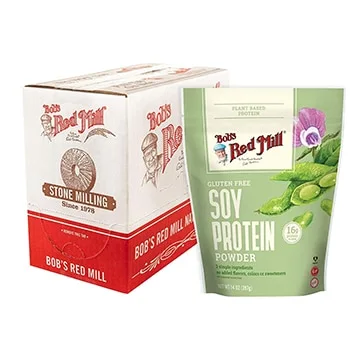 4. Best Soy Protein: Bob’s Red Mill Gluten Free Soy Protein Powder