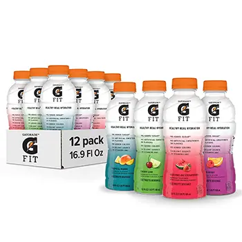 Gatorade Fit Electrolyte Beverage, 4 Flavor Variety Pack (12 Pack)