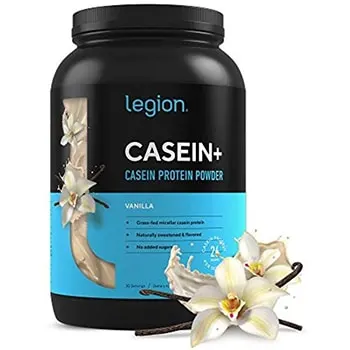 2. Best Casein: Legion Casein + Protein Powder
