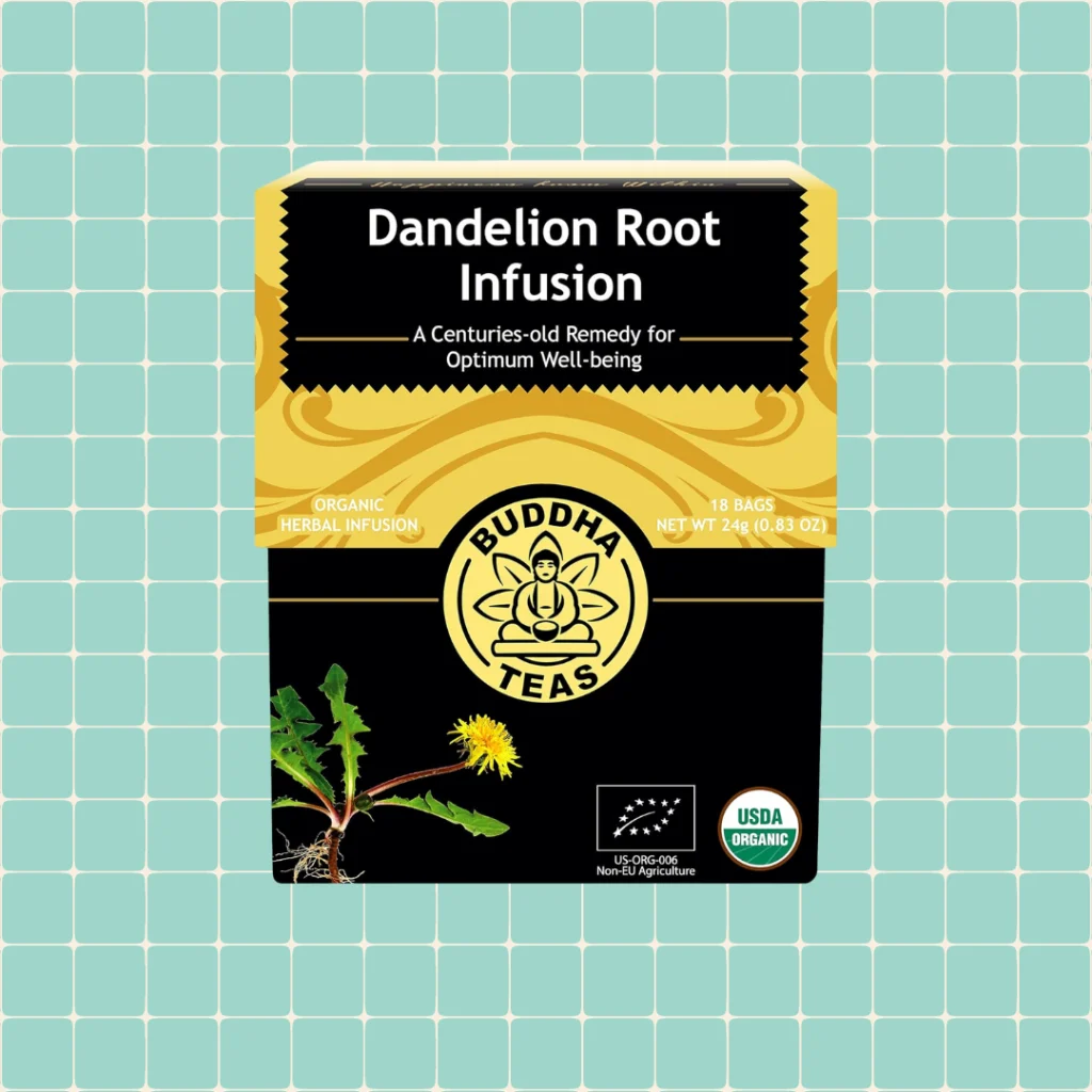 1. Dandelion Root Tea