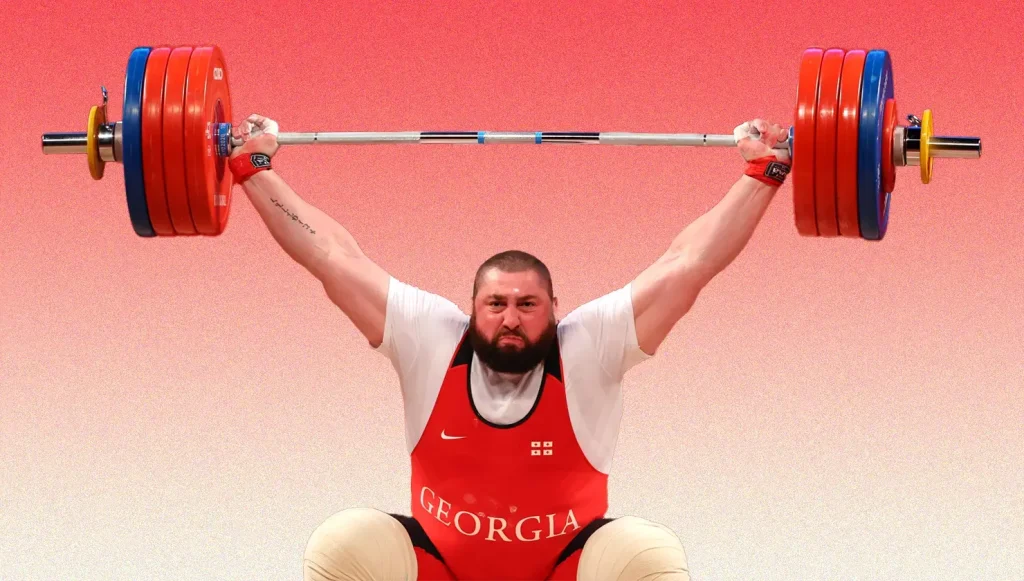 Lasha Talakhadze, the greatest Olympic lifter of all time, snatching several hundred pounds will reliably perfect form.
