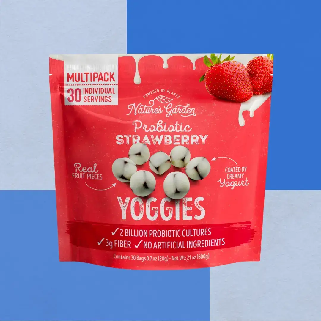 Probiotic Strawberry Yoggies